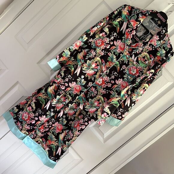 Dalia MacPhee Dark Floral Pajama Set - Picture 2 of 16